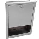 Bobrick B-359 Commercial Paper Towel Dispenser, Recessed-Mounted, Stainless Steel - TotalRestroom.com