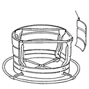 Bradley 186-005A 54 Ped Panel Ss
