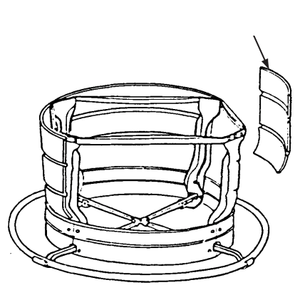 Bradley 186-005A 54 Ped Panel Ss