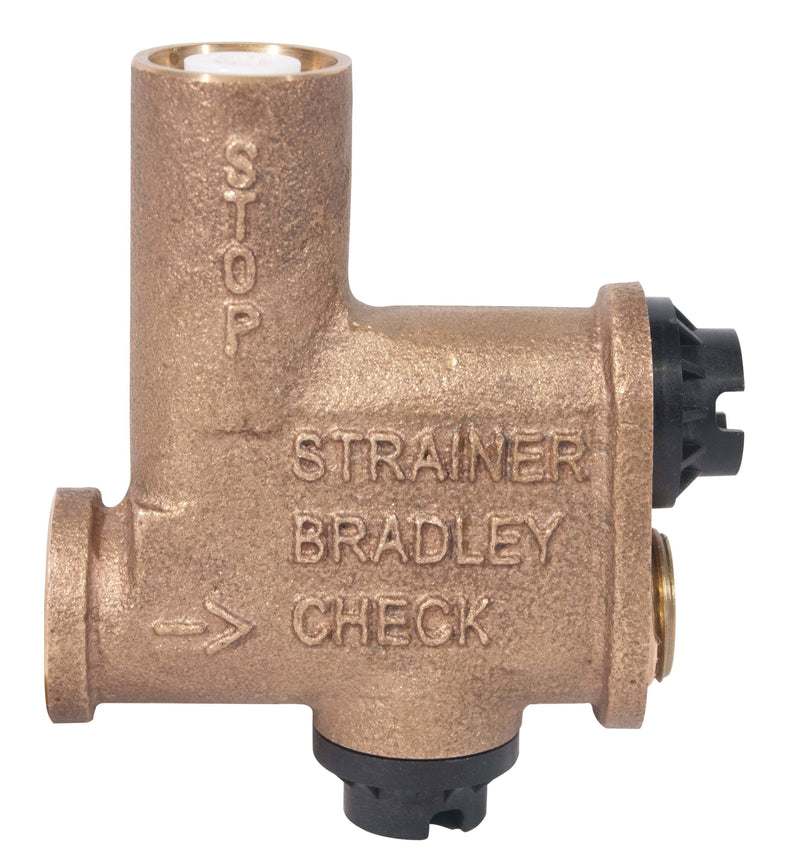 Bradley S60-003 Stop-Strainer & Check Valve - TotalRestroom.com