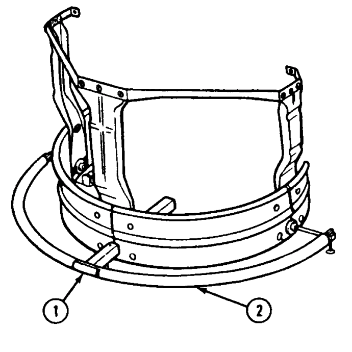 Bradley S25-017 F00T Rail-36"Semi WF