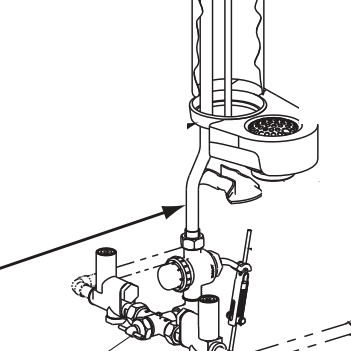 Bradley 113-123A Supply Pipe (For 54 Sst WFtn)