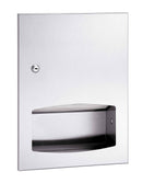 Bradley 2442-00 Commercial BX-Paper Towel Dispenser, Surface-Mounted, Stainless Steel - TotalRestroom.com