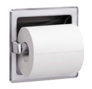 Bradley 5104-00 Commercial Toilet Paper Dispenser, Surface-Mounted, Stainless Steel w/ Satin Finish - TotalRestroom.com