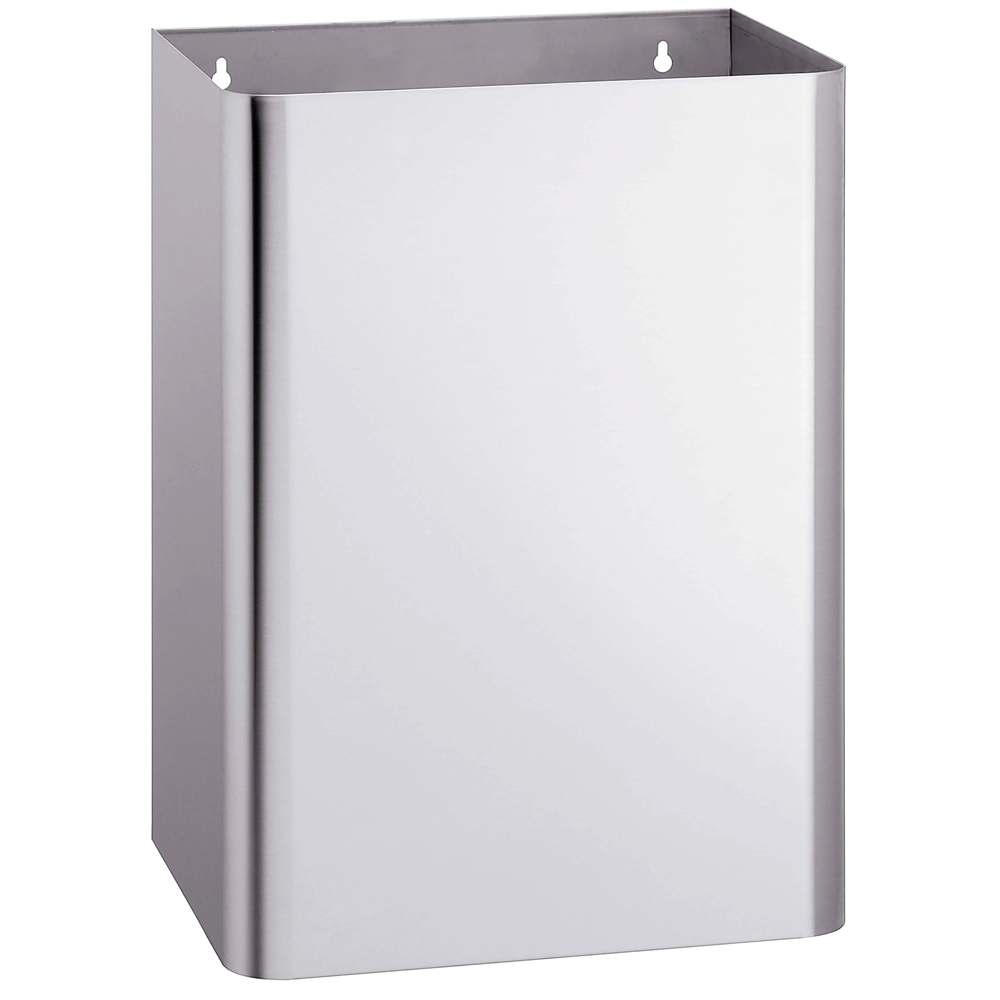 Bradley 355-00 Commercial Restroom Waste Receptacle, 20.6 Gallon, Surface-Mounted, 18