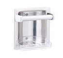 Bradley 9362 Soap Dish w/ Towel Bar, Recessed-Mounted, Stainless Steel - TotalRestroom.com