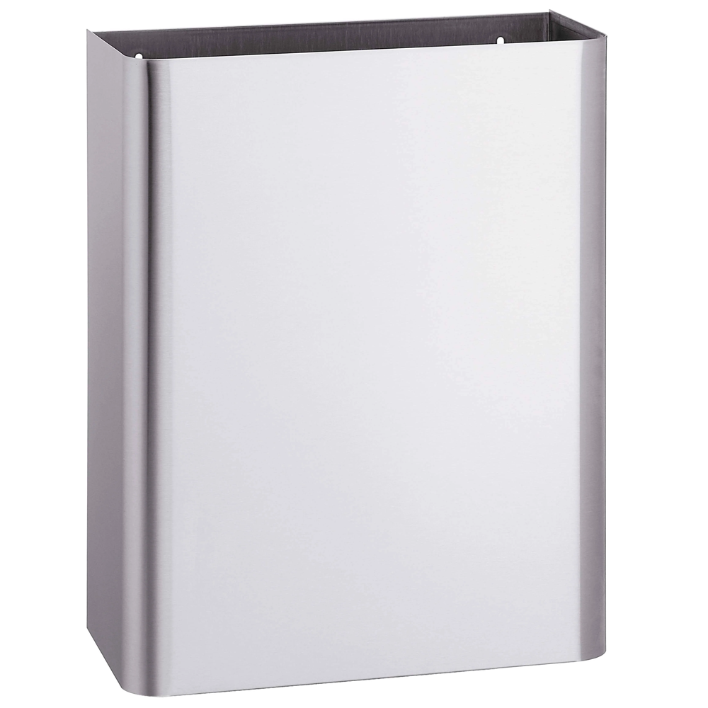 Bradley 356-35 Commercial Restroom Waste Receptacle, 16.5 Gallon, Surface-Mounted, 18