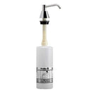 Bradley 6324-68 Commercial Liquid Soap Dispenser, Countertop Mounted, Manual-Push, Stainless Steel - 4" Spout Length - TotalRestroom.com