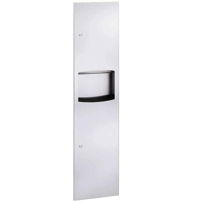 Bradley 2027-00 Combination Towel Dispenser/Waste Receptacle, Recessed-Mounted, Stainless Steel