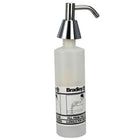 Bradley 6322-00 Commercial Liquid Soap Dispenser, Countertop Mounted, Manual-Push, Stainless Steel - 2.5