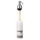 Bradley 6322-00 Commercial Liquid Soap Dispenser, Countertop Mounted, Manual-Push, Stainless Steel - 2.5