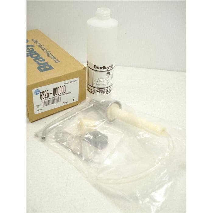 Bradley 6326 68 Commercial Soap Dispenser Surface Mounted Manual Push bradley-6326-68-commercial-soap-dispenser-surface-mounted-manual-push