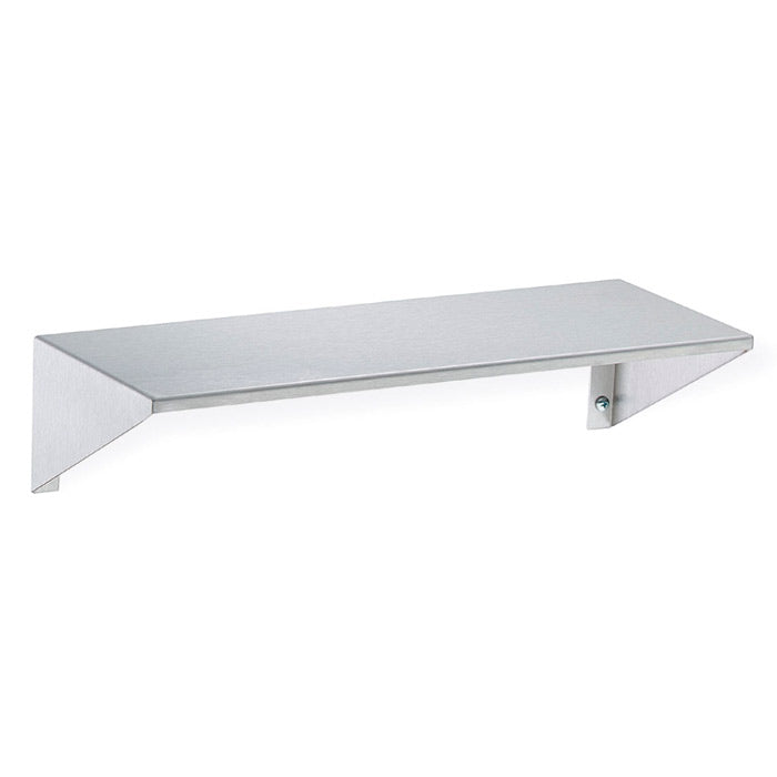 Bradley 755-012000 Commercial Restroom Shelf, 5" D x 12" L, Surface-Mounted, Stainless Steel