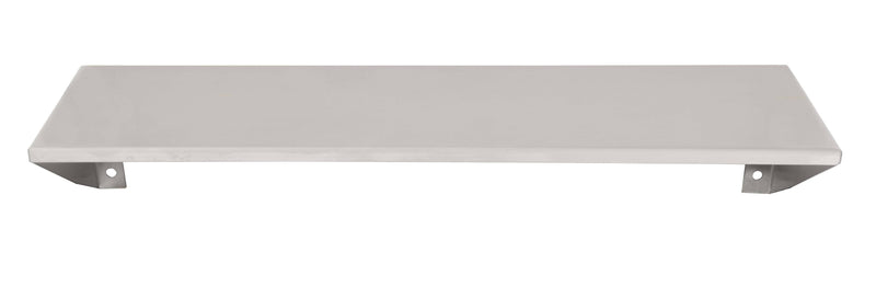 Bradley 755-012000 Commercial Restroom Shelf, 5" D x 12" L, Surface-Mounted, Stainless Steel - TotalRestroom.com