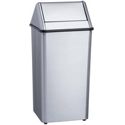 Bradley 377-360000 Commercial Restroom Waste Receptacle, 12 Gallon, Free-Standing, 15