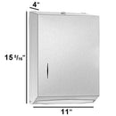 Bradley 250-15 Commercial BX-Paper Towel Dispenser, Surface-Mounted, Stainless Steel - TotalRestroom.com