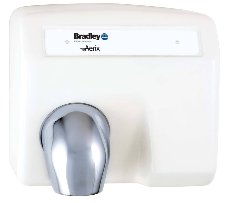 Bradley 2903-28 Automatic High Efficiency Hand Dryer, 110-120 Volt, Surface-Mounted, Cast Iron - TotalRestroom.com