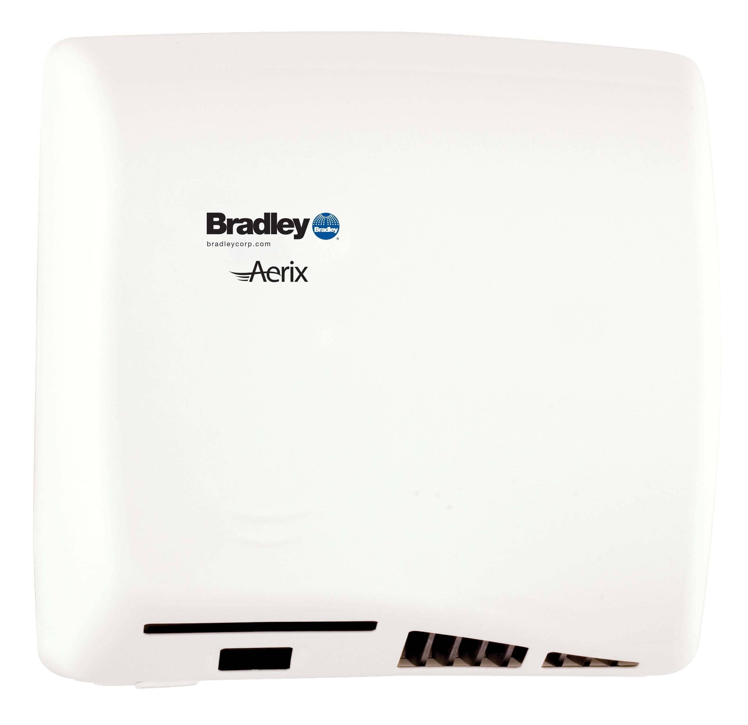 Bradley 2902-2873 Automatic High Efficiency Hand Dryer, 110-120/208/220-240 Volt, Surface-Mounted, Steel - TotalRestroom.com