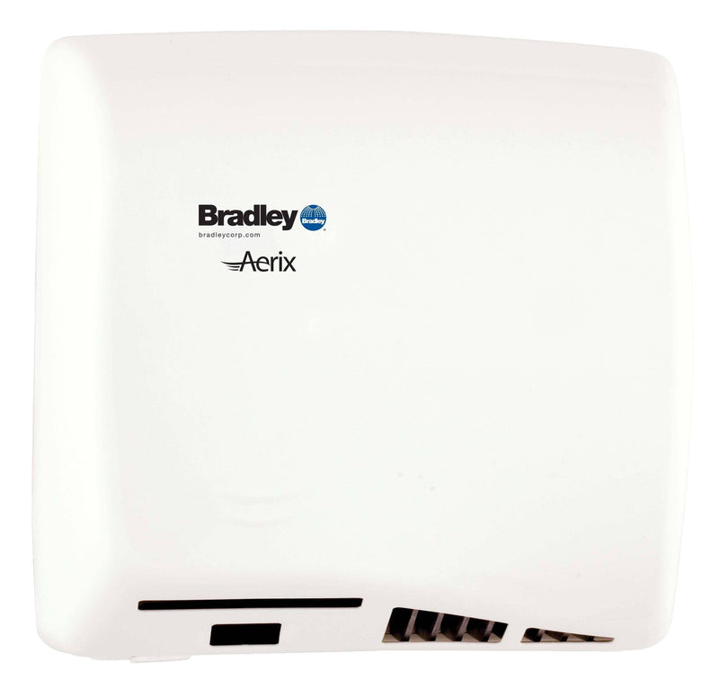 Bradley 2902-2873 Automatic High Efficiency Hand Dryer, 110-120/208/220-240 Volt, Surface-Mounted, Steel - TotalRestroom.com