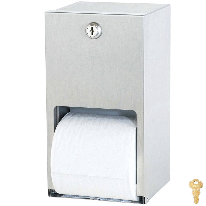 Bobrick Cubicle Collection Toilet Tissue Dispenser & Utility Shelf B-540
