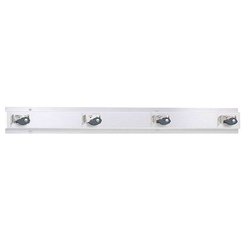 Bradley 9954-00 Commercial Mop & Broom Holder, 36" L x 4" H, Stainless Steel