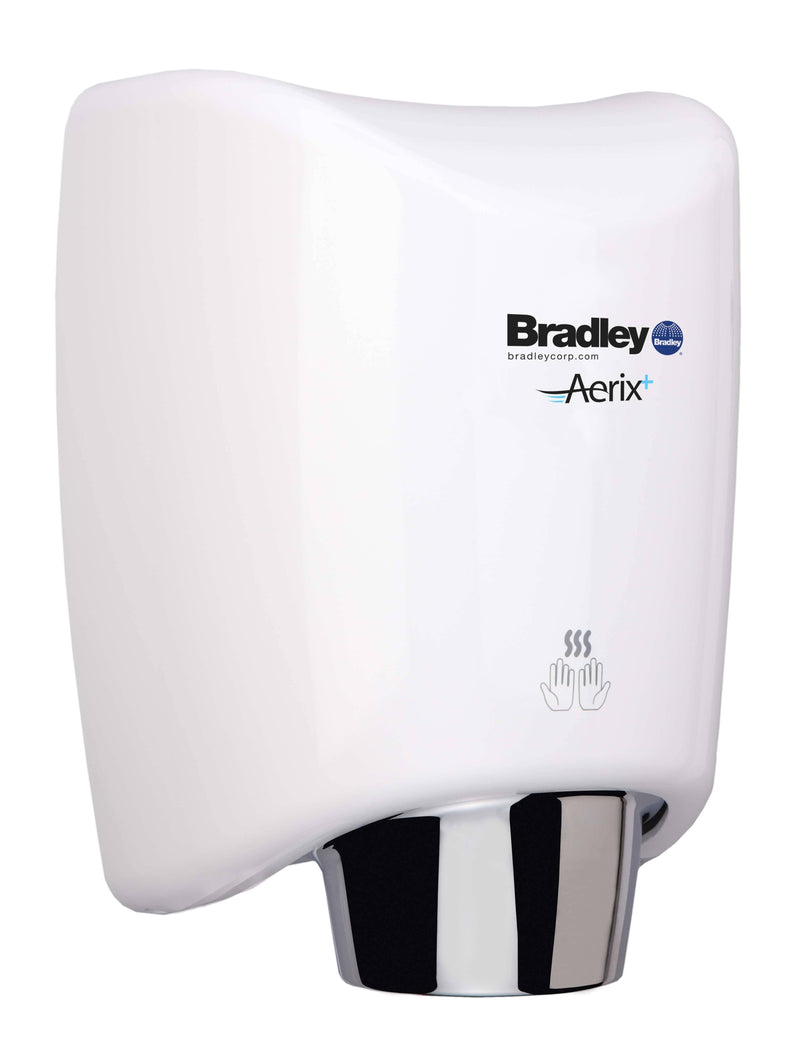 Bradley 2922-2873 Automatic High Efficiency Hand Dryer, 110-120 Volt, Surface-Mounted, Aluminum - TotalRestroom.com