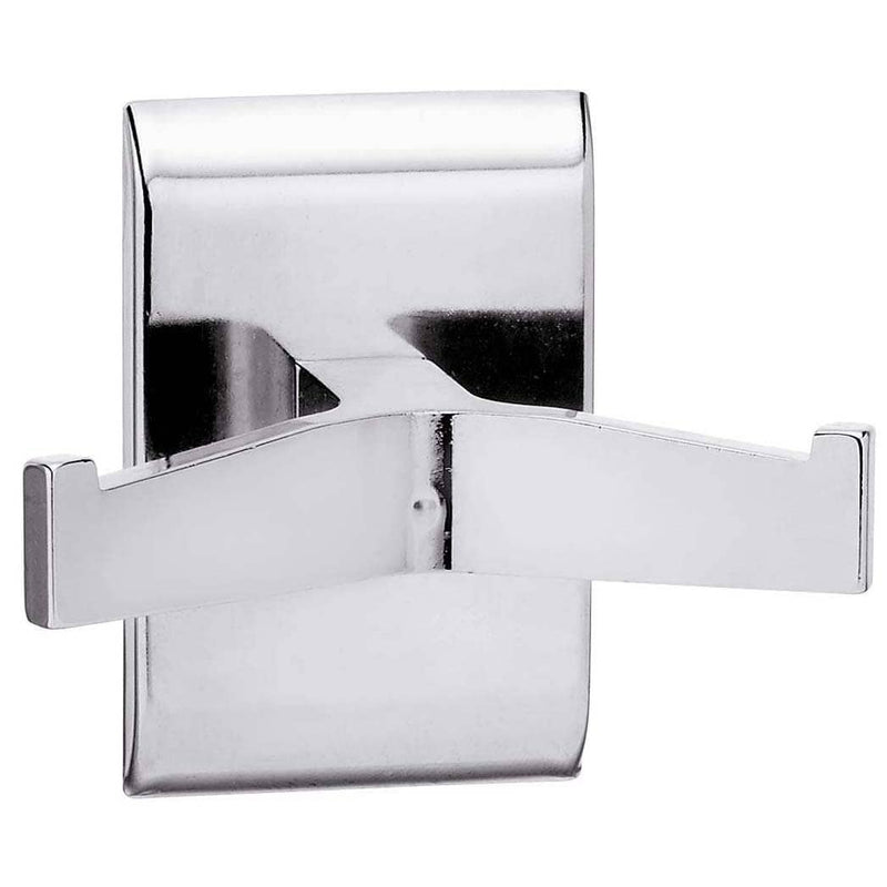 Bradley912-00 Double Robe Hook, Brass w/ Chrome Finish - TotalRestroom.com