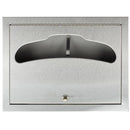Bradley 584-00, Commercial BX-Seat Cover Dispenser, 15-3/4" W x 11-3/8" H x 2-3/4" D, Stainless Steel - TotalRestroom.com