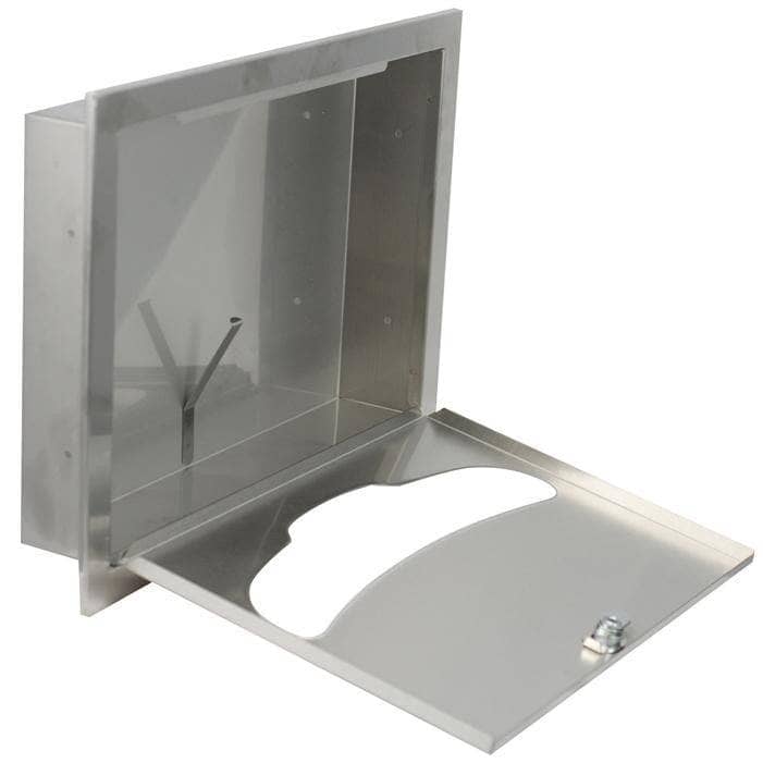 Bradley 584-00, Commercial BX-Seat Cover Dispenser, 15-3/4" W x 11-3/8" H x 2-3/4" D, Stainless Steel - TotalRestroom.com