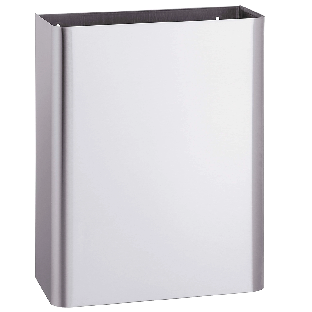 Bradley 356-00 Commercial Restroom Waste Receptacle, 16.5 Gallon, Surface-Mounted, 18