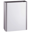 Bradley 356-00 Commercial Restroom Waste Receptacle, 12 Gallon, Surface-Mounted, 18" W x 23" H, 9" D, Stainless Steel