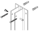 Bradley HDWT-S0475-41 Toilet Partition Urinal Screen Kit, Stainless Steel - TotalRestroom.com