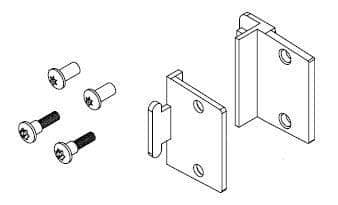 Bradley HDWC-S0050 Toilet Partition Strike/Keeper, In-Swing, Stainless Steel - TotalRestroom.com
