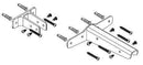 Bradley HDWT-Z6US Toilet Partition Urinal Screen Hardware Kit - TotalRestroom.com