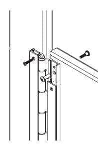 Bradley HDWP-A0135 Toilet Partition Continuous Piano Hinge, Aluminum