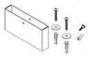 Bradley HDWP-S0451-11 Toilet Partition Shoe & Mounting Kit for use with Bradley 1" Panels - TotalRestroom.com