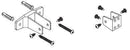 Bradley HDWT-Z1PD Toilet Partition Dividing Panel Hardware Kit for Bradley 1" Panels - TotalRestroom.com