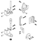 Bradley ZD2-SLFS Toilet Partition Hardware Kit, Surface-Latch for Bradley 1" Panels - TotalRestroom.com