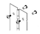 Bradley HDWC-S0136 Toilet Partition Continuous Piano Hinge, Stainless Steel - TotalRestroom.com