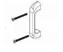 Bradley HDW0-Z0168 Commercial Countersink Door Pull Kit for use with Bradley 1" Panels, Chrome Zamak - TotalRestroom.com