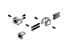 Bradley HDWT-A0461-OE Toilet Partition Open End Headrail Kit, Aluminum - TotalRestroom.com
