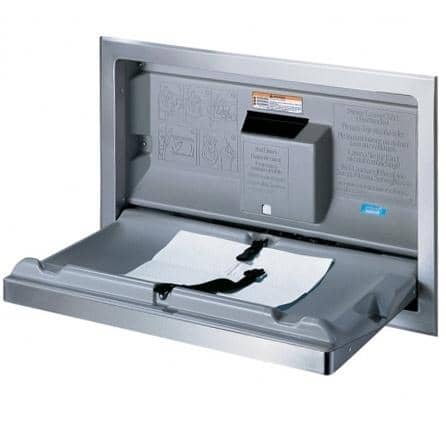 Koala Kare KB110-SSRE Horizontal Baby Changing Station, Recess Mount, Stainless Steel