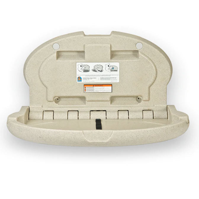 Koala Kare KB208-14 Horizontal Oval Baby Changing Station, Sandstone