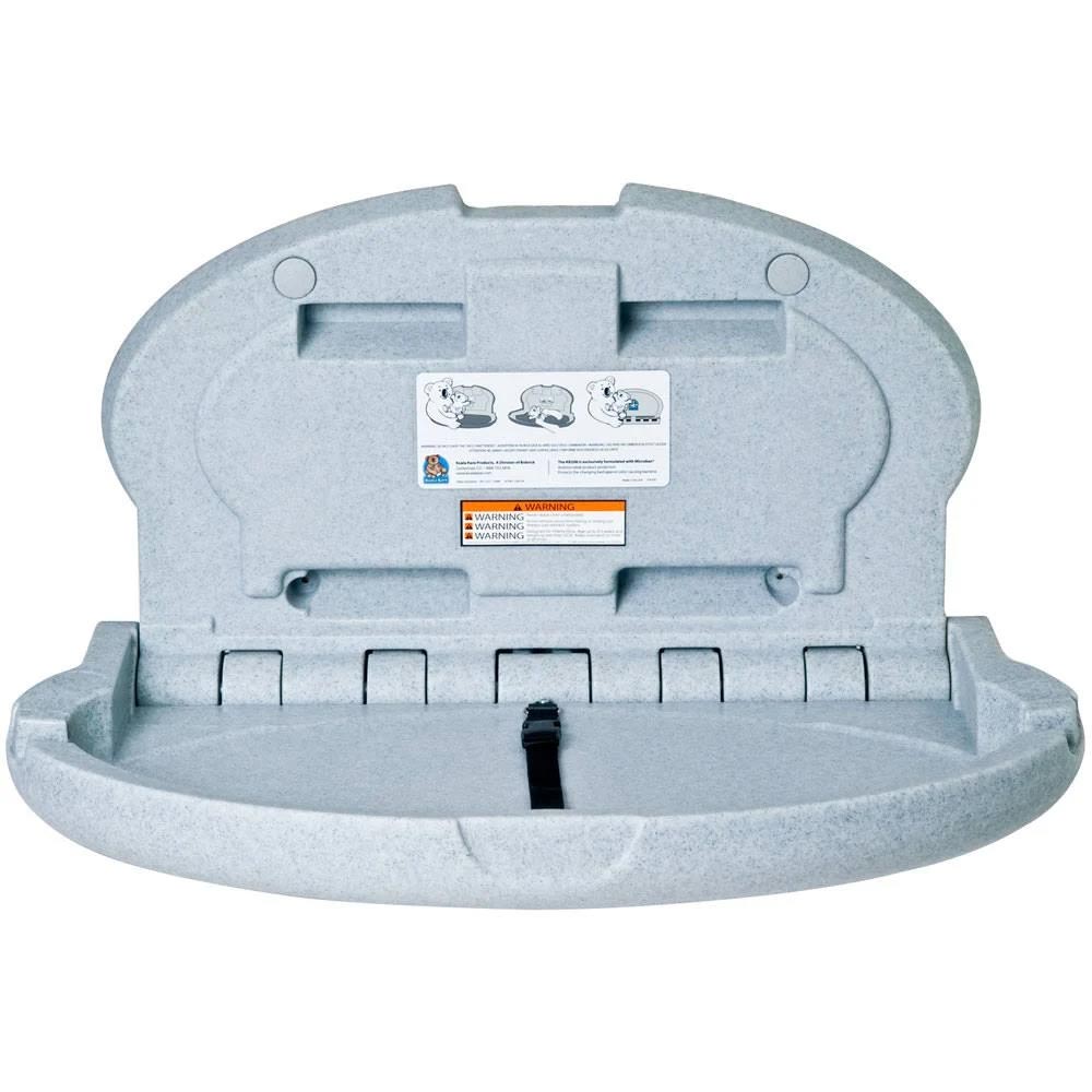Koala Kare KB208-01 Horizontal Oval Baby Changing Station, Grey