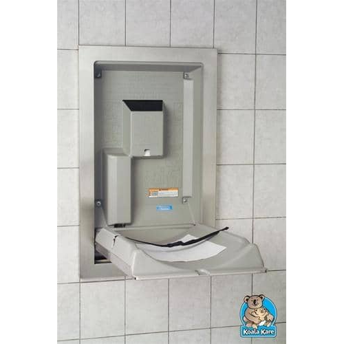 Koala Kare KB111-SSRE Vertical Baby Changing Station, Recess Mount, Stainless Steel