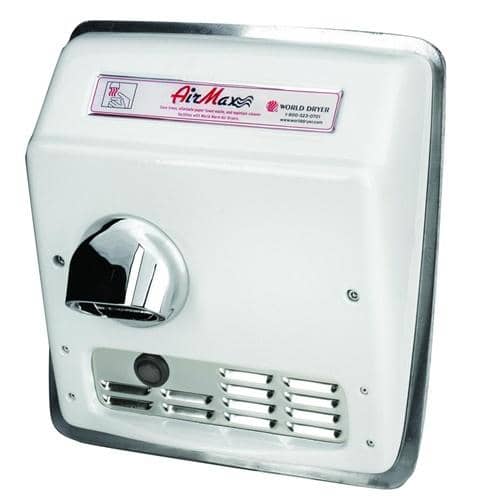 World Dryer Airmax XRM5-Q974 Automatic Hand Dryer, Recessed, - TotalRestroom.com
