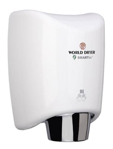 World Dryer SMARTdri(TM) K-974 Hand Dryer, White Aluminum, 1 - TotalRestroom.com
