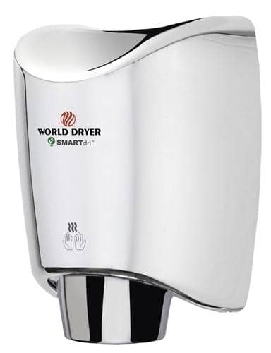 World Dryer SMARTdri(TM) K4-970 Hand Dryer, Polished Chrome - TotalRestroom.com