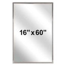 Bradley 780-016300 Commercial Restroom Mirror, Angle Frame, 16" W x 30" H, Stainless Steel w/ Satin Finish - TotalRestroom.com