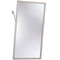 Bobrick B-2941830 Commercial Restroom Adjustable Mirror, Tilt Frame, 18